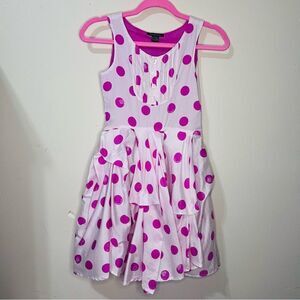 Little Marc Jacobs Blue Polka Dot Dress